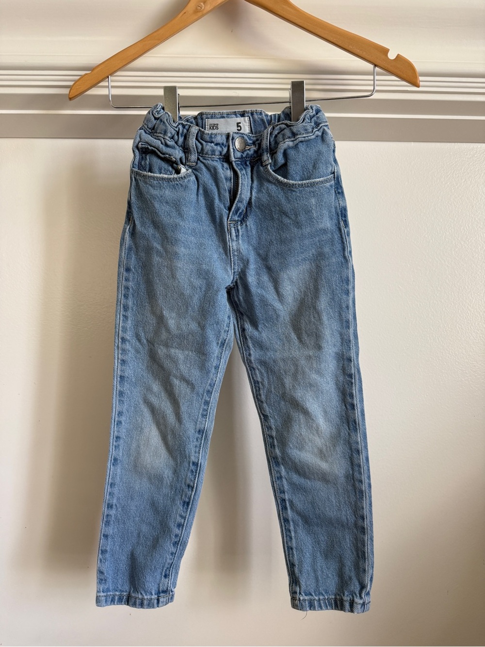 Cotton On Light Blue Kids Elastic-Waist Jeans